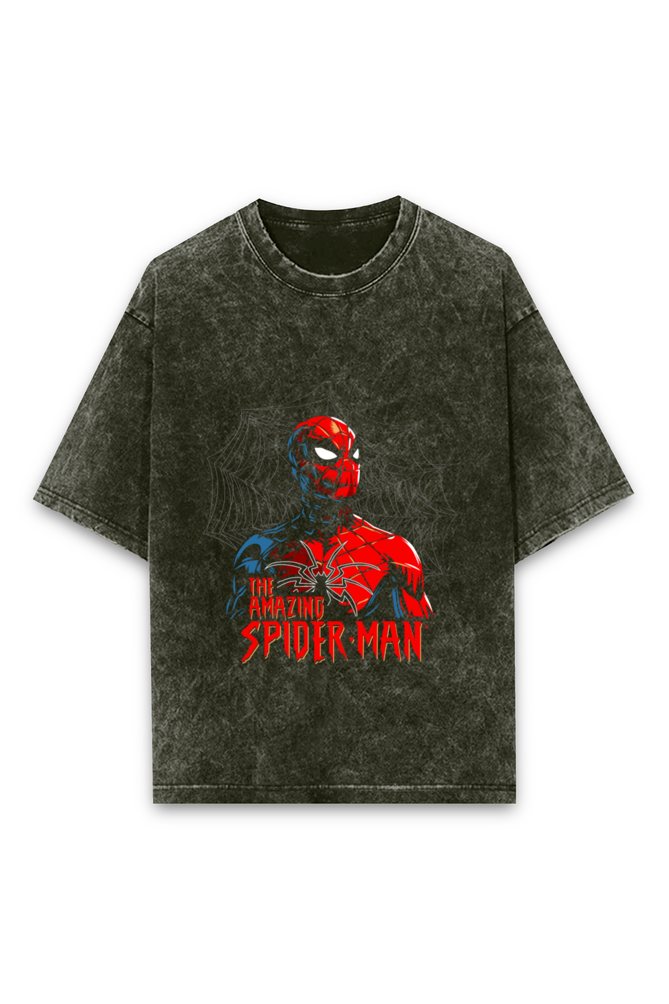 Marvel: The Amazing Spiderman Acid Washed